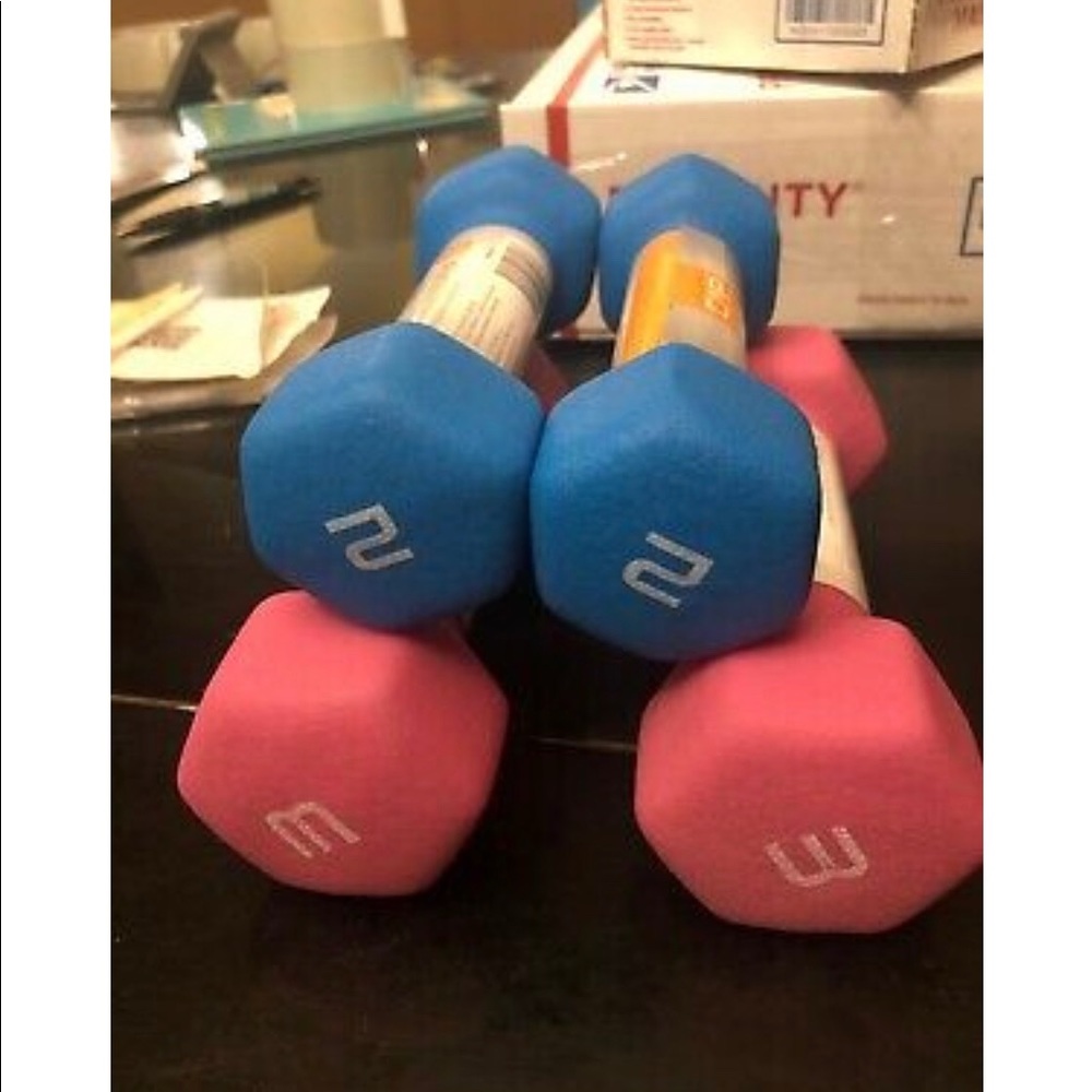 Cap dumbbell 2 lb and 3 lb set. 10 lb total